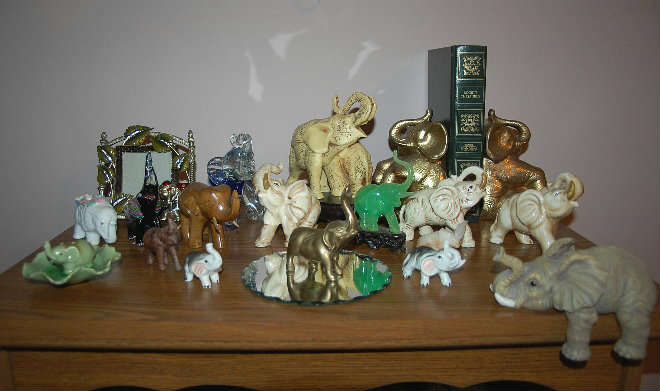 Collection Of Elephant Figurines