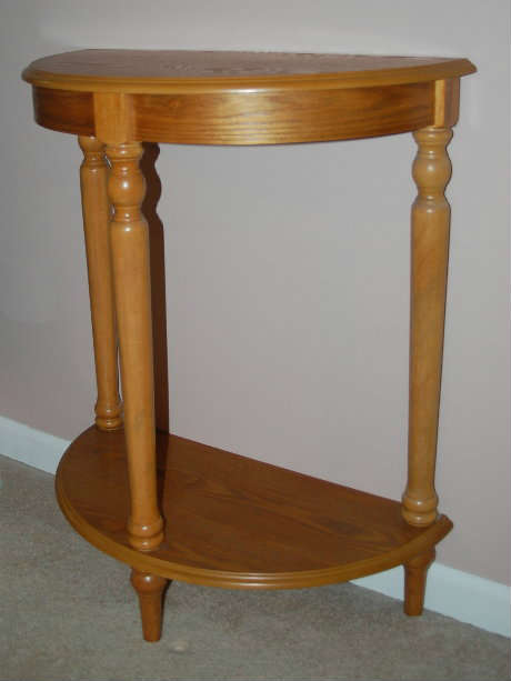 Oak Half Table for the halway or elsewhere.