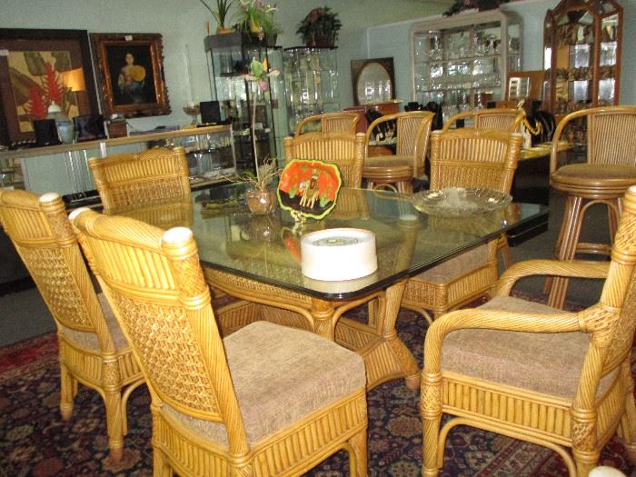 Dining table and 6 chairs - purchased at Antonelli