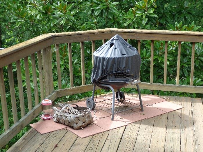 Fire Pit with Cover