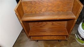 Book shelf on wheels