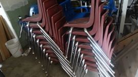 Large lot of chairs