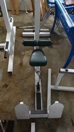 Pulley workout machine.