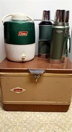 Vintage Thermos's and Coolers