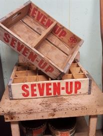 Old 7Up Crates