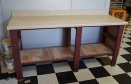 Sturdy Work Table with Counter Top