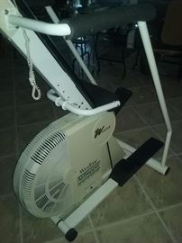Exercise equipment stair stepper. WynTone AirStepper. In good condition. Gently used. Height: 57". Width: 24". 