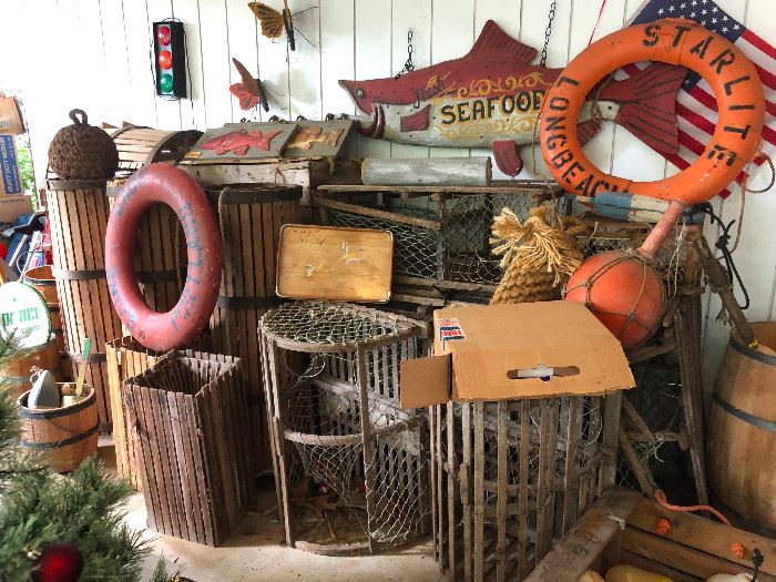 Antique lobster traps, Great for Nautical Decor