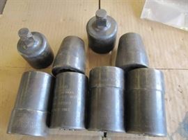 LOT OF 8 PCS SPLINED SOCKETS FOR AIR IMPACT GUNS