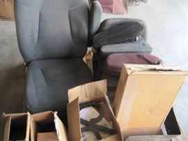 Pallet of Truck Parts For Seats Including 1 Truck