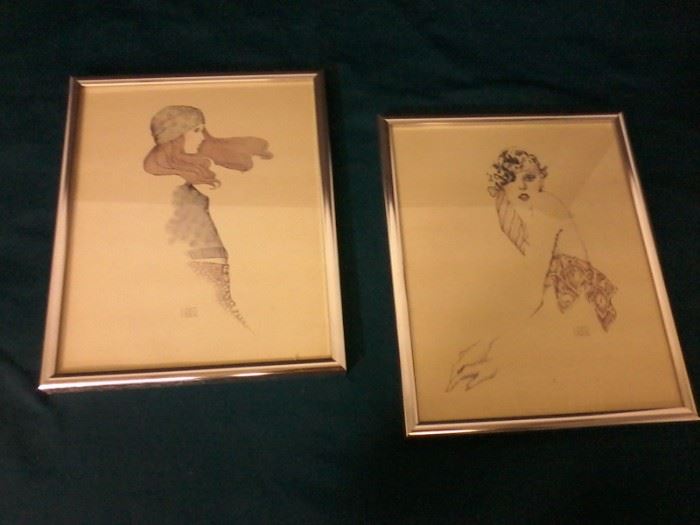  Pair of A. Gruerio Prints    http://www.ctonlineauctions.com/detail.asp?id=760032