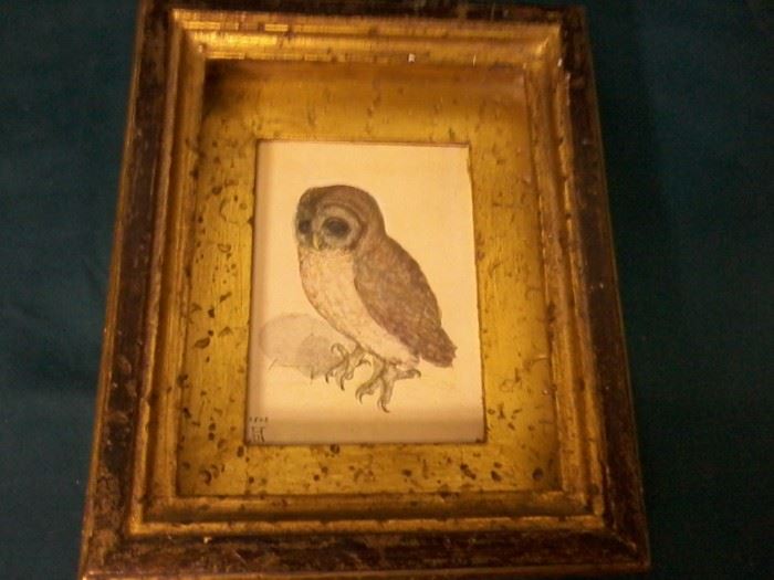  Catalda "Little Owl" Fine Art   http://www.ctonlineauctions.com/detail.asp?id=760033