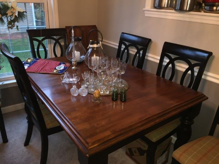 Custom Dining Table with 6 chairs