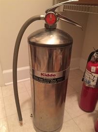 Kidde Vintage 1968 Stainless Steel Fire Extinguisher