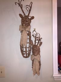 Reindeer wall hangings