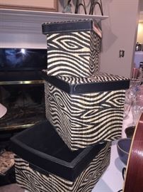 Zebra Decorative Boxes