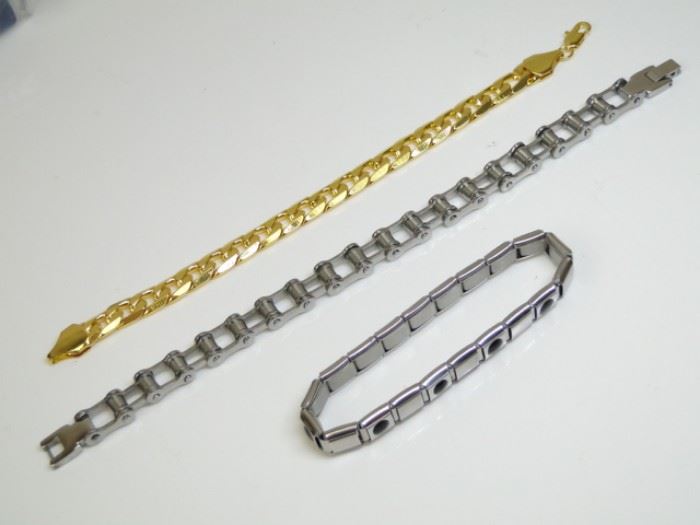 3 Costume Jewelry Bracelets