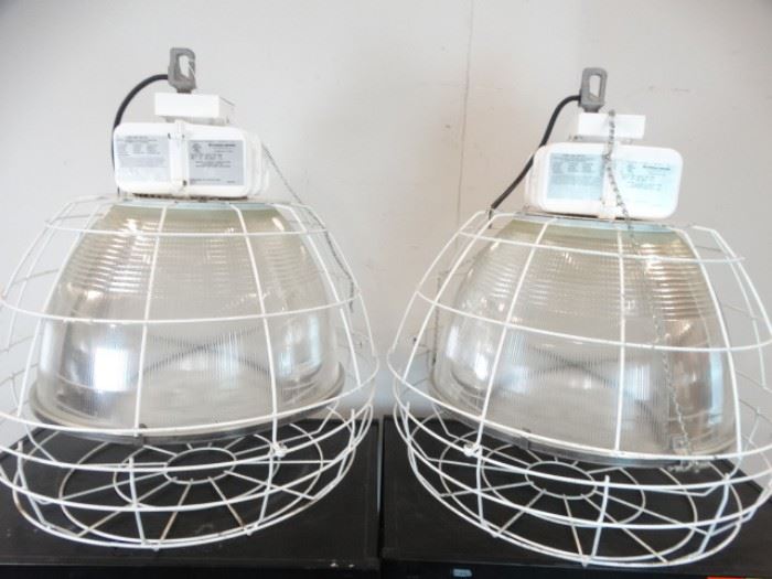 Pair of Lithonia Lighting 400W Halide Lamps