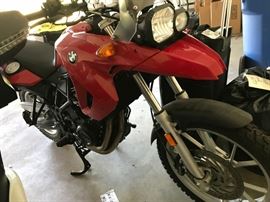 2009 BMW F 650 GS Motorcycle, Like new 1300 miles, stored indoors. CAN BE PURCHASED PRIOR FOR ASKING PRICE OF $7500.00