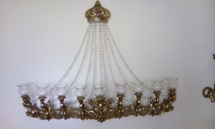 Glass Crown Wall Hanging