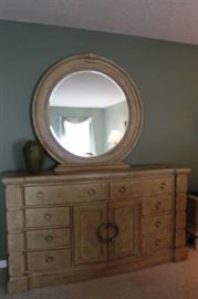 Dresser with mirror 