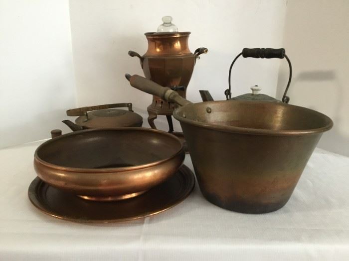Copper/ Copper and Brass Items https://ctbids.com/#!/description/share/49252