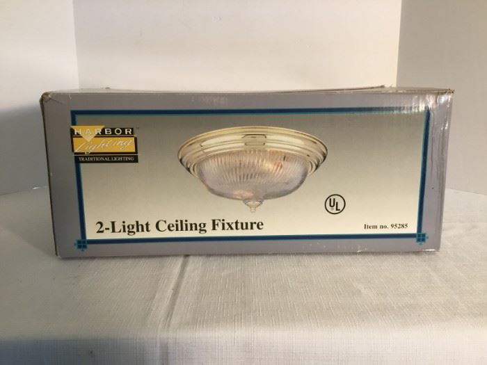 Two Light Ceiling Fixture https://ctbids.com/#!/description/share/49504