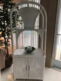 Wicker Armoire $80