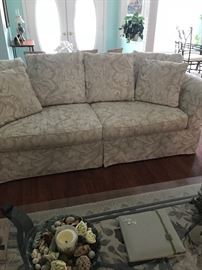 Elegant Sofa, cream and beige $300
