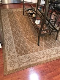 5x8 Indoor/Outdoor Rug $30