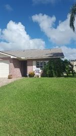 The property is for sale but not through our estate sale. You can purchase one side or both sides. 1265 sq ft of living space on each side. Beautiful condition. 3 bdrm/2baths with a nice FL Room on the back. Contact Lori Clark with Watson Reality @386-846-2072 for additional information!