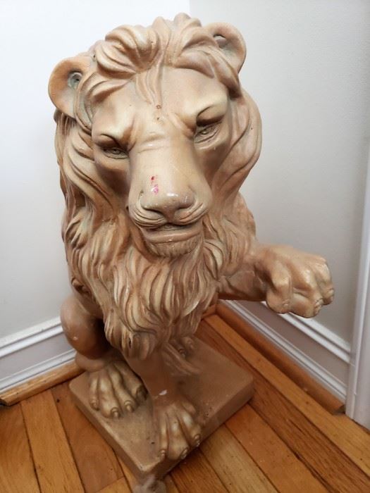 Lion Door Figurines (2)