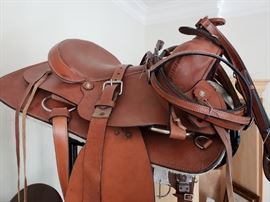 Beautiful Leather Horse Saddle