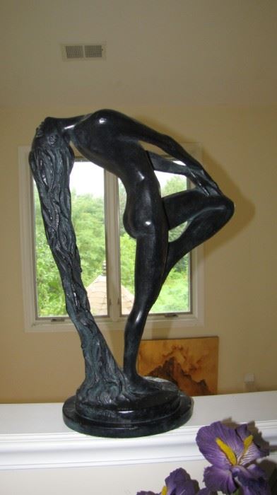 Asthetic Awakenings sculpture / Deco Nude.  
