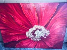 Huge original painting--purchased in California gallery