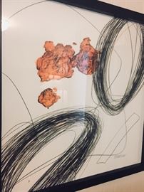 framed, signed, and numbered Modern Art Print by Morrison