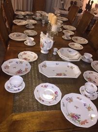 Place setting for 10 Rosenthal China. Huge set