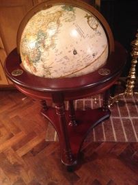 Floor model world globe - made for Baylor University