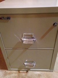 Fire proof file cabinet