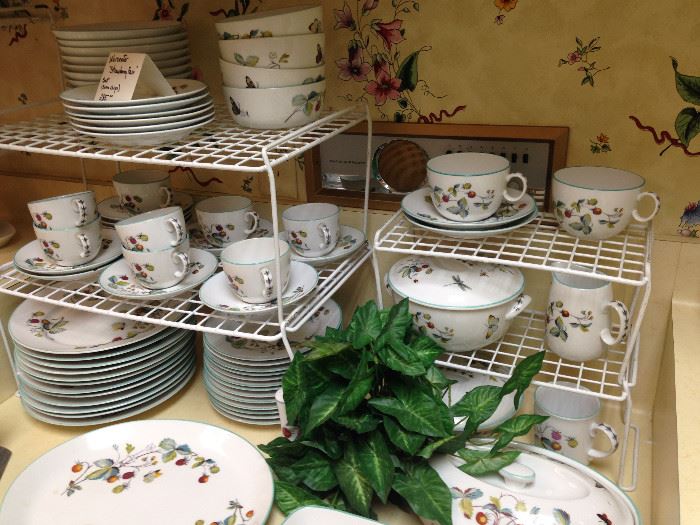 Royal Worcester "Strawberry Fair" dishes from England