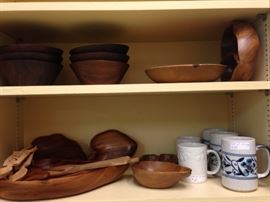 Wooden bowls