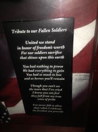 "We stand in honor of freedom's worth . . ."
