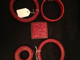 Cinnabar jewelry