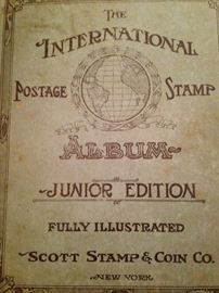 Stamp Album - housing many stamps