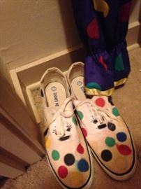 Every clown needs shoes to match his outfit!