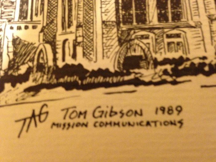 Artist Tom Gibson 1989