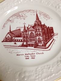 Marvin Methodist Church plate (1848-1965)