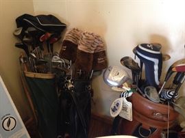 Golf clubs! Mr. Faulkner was also a life-long golfer. In addition to being a long-time member of Willowbrook Country Club, he was co-founder of both Briarwood Country Club (now known as Cascades) and Hollytree Country Club; he was club golf champion at Briarwood for three years.