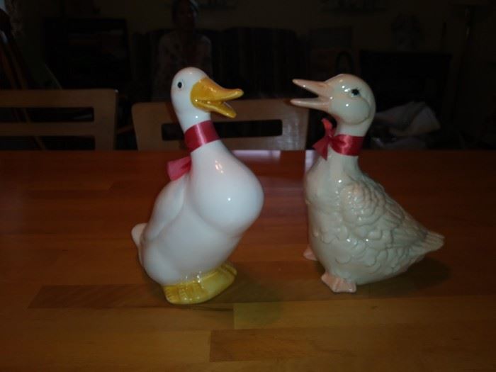 Ceramic ducks