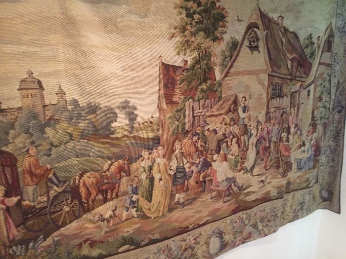 Handmade from Europe tapestry Same as previous picture